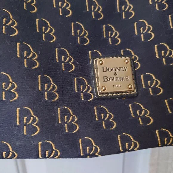 Dooney & Bourke Signature Small East West Slouch - Picture 2 of 13